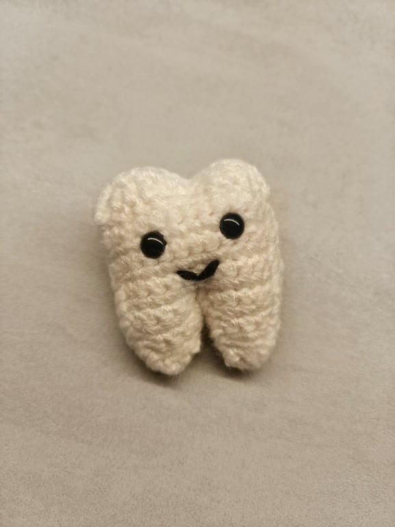 Crochet Tooth Fairy Plush Pouch 