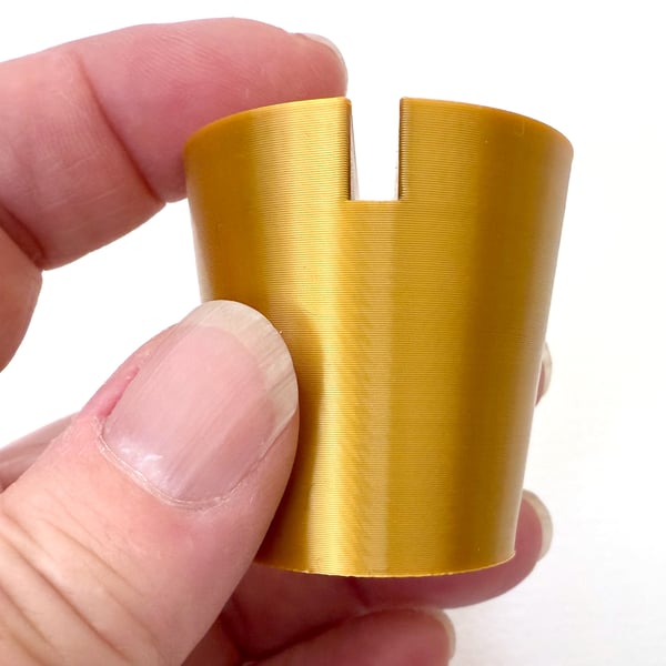 Gold Christmas tree pot, fused glass display stands, 4mm slot