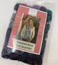 Scarf Kit: Blueberry Purple Luxury Textured Wool Felt Scarf Kit - Image 6