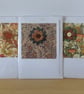 Pack of 3 'Autumn' A6 Cards