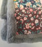 Patchwork Blanket. Fleece backed. - Image 3