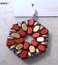 Hexagonal bead earrings (customisable) - Image 1