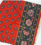 Vintage Liberty of London Fabric, VALARI in Red Boho Botanical pattern - Image 1