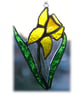 Daffodil Suncatcher Stained Glass Handmade Spring Flower - Image 1