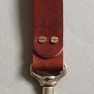 Leather Solid Brass Key Ring Lobster Clasp Swivel Hook Chicago Screws