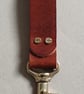 Leather Solid Brass Key Ring Lobster Clasp Swivel Hook Chicago Screws