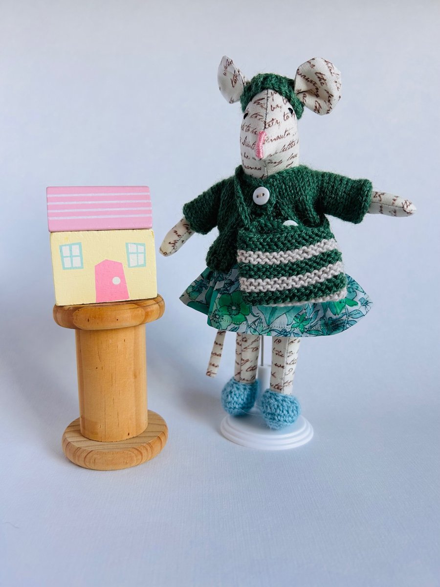 Handmade Little Fabric Mouse 