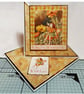 Marigold Flower Fairy Twisted Easel Card (GEN328)