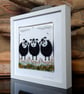 Handmade Fused Glass 'Black Sheep' Picture - Image 4