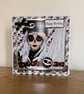 Handmade Day of the Dead Gothic Ladies 3D Birthday Card. Hattie
