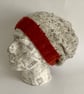 SLOUCH BEANIE hat . ' Riverside' . Soft , wool blend . Russet.  - Image 1