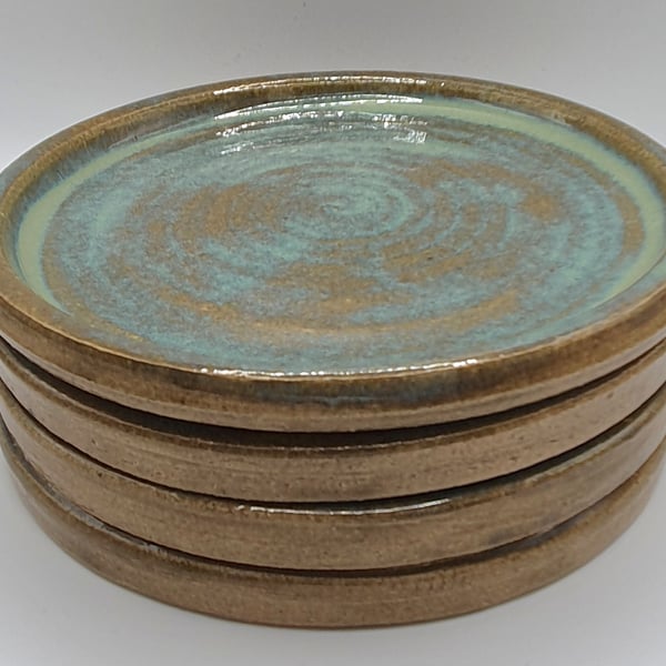 Small stoneware plates