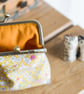 Coin purse made with Liberty cotton in the print: 'June's Meadow' in 3 colours - Image 10