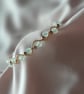 Handmade Wire Wrapped Zigzag Beaded Bangle Statement Bracelet  - Image 4