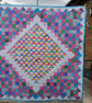 Handmade Blossom Patchwork Quilt by Diane Davis unique design made in England 