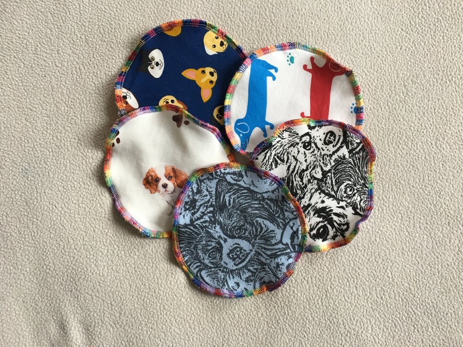 Reusable cloth wipes - dogs