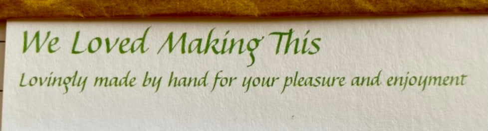 We Loved Making This