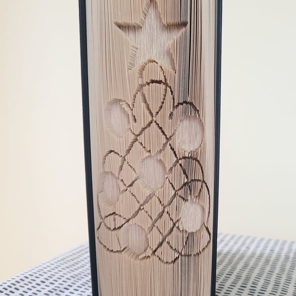 Christmas Tree 2 CUT & FOLD Book Folding Pattern - EMAILED PDF PATTERN