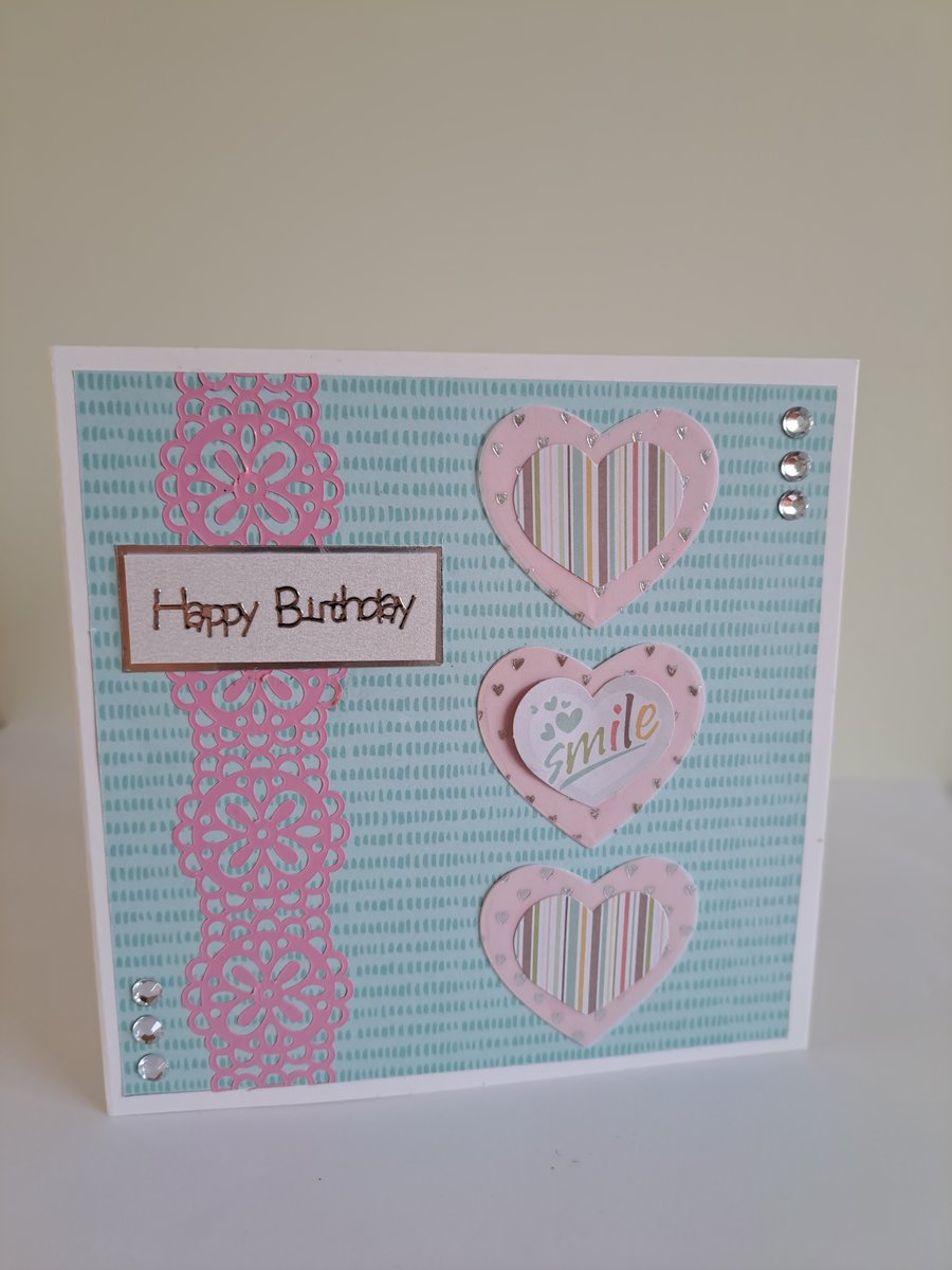 Heart Smile Birthday Card