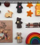 Tiny bear, miniature felt teddy  - Image 7