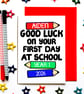 Personalised First Day of School Card – Good Luck for a New School Year