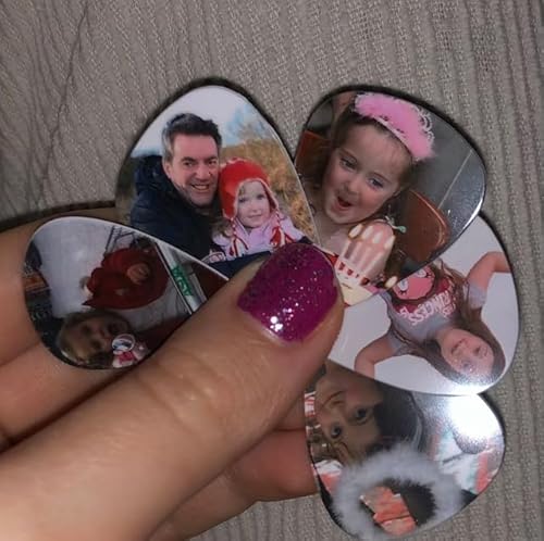 Personalised Photo Guitar Picks - Set of 10