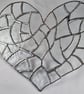 551 Stained Glass Large Multi Heart - handmade hanging decoration. - Image 4