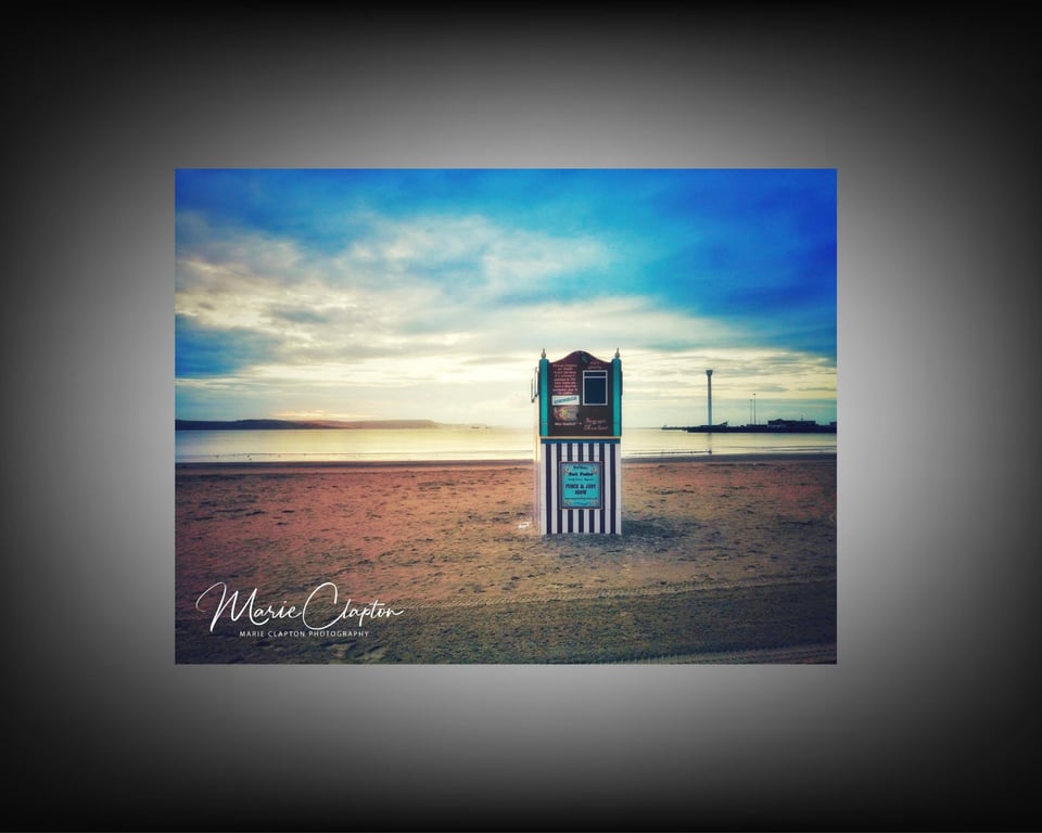 12x8 Inch Photo Print of Weymouth Punch and Judy Dorset