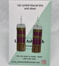 Gold Tall House Recycled Tin Earrings with Silver - Image 5