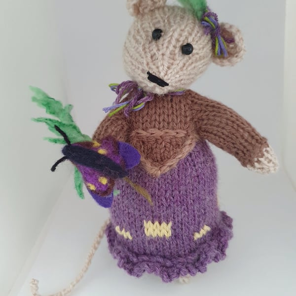 Handknitted Mouse- Yara