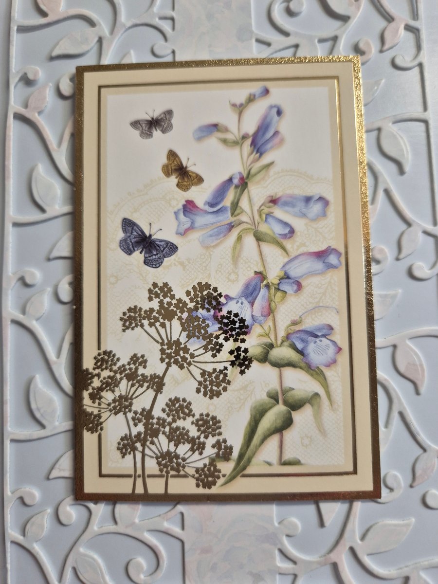 Hunkydory handmade ladies birthday card