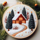 Handmade DIY embroidery kit 1pc hand DIY embroidery kit, 20x20cm