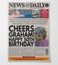 Personalised Birthday Gift Newspaper - Image 2