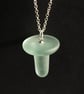 Bottle stopper beach glass pendant - Image 1
