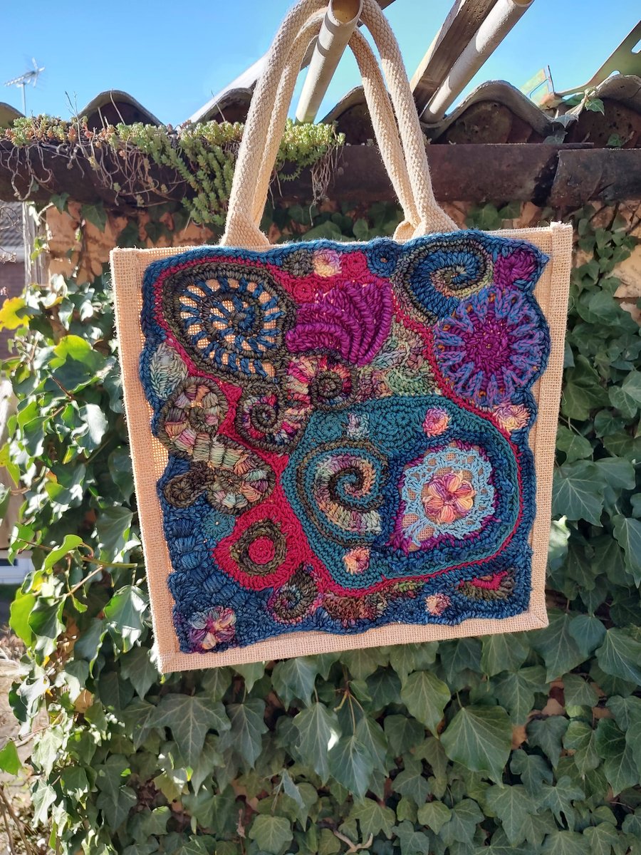 Fibre Art Crochet Shopping bag