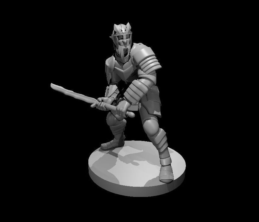Hobgoblin Captain - 3D Printed Resin DnD Pathfinder Figure Mini Miniature