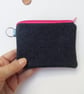 Coin purse denim beach huts and ice cream van Taste of Summer - Image 4