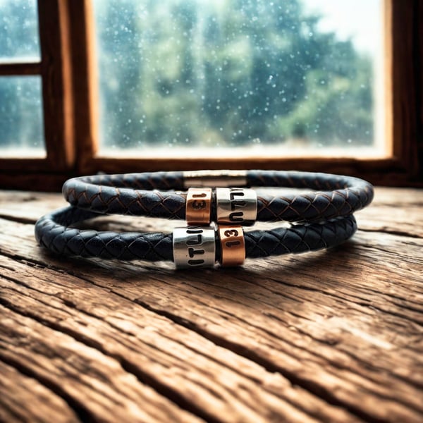 Personalised 13th Birthday Bracelet - Son Brother Grandson Boys Girls