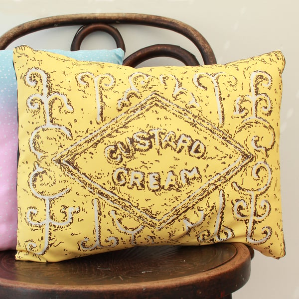 Custard Cream Biscuit Cushion (OUT OF STOCK)