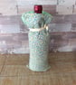 Floral bottle gift bag