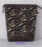 Project bag, drawstring bag, scissors design - Image 9