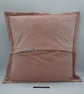 Dusky pink flower 18" cushion cover. - Image 5