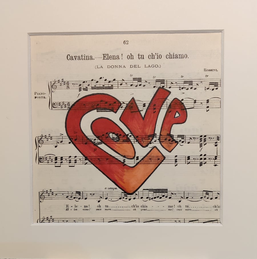 Love heart illustration