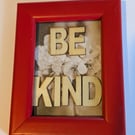 Small Red Frame with Inspirational Quote