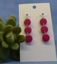 Triple Circle Dangle Earrings - Image 5