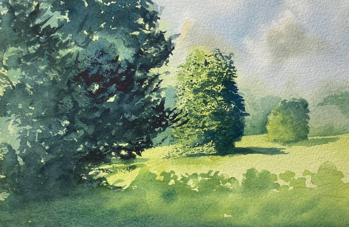 Lockwood beck en plein air 2020 no.2 (Original Watercolour) watercolour painting