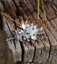 Sterling silver and moonstone brooch inspired by lichen - Image 2