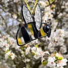 Stained Glass bee decoration- cute bumblebee gift