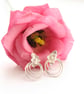 Sterling silver flower earrings, silver stud earrings, flower jewellery - Image 4