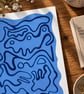 Original Abstract Postcard Art Painting Puddle - Image 1